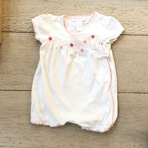 Janie and Jack Wrap Front with Tie One Piece